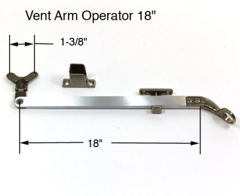 Vent Arm Operator 18"