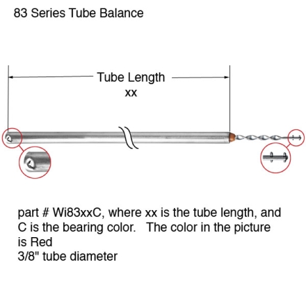 83 Series Tube Balances